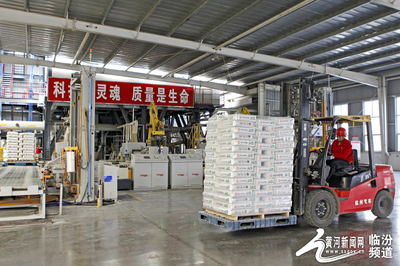 山西襄汾建材企業全力沖刺首季“開門紅” 特種設備銷售助力產業升級